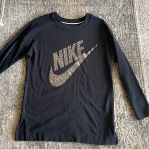 Nike long sleeve tunic sweatshirt